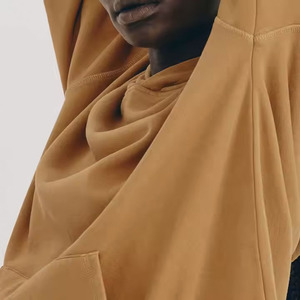 Sudaderas con capucha de algodón orgánico para mujer de alta calidad personalizadas Sudadera con capucha para mujer Sudadera con capucha de lana orgánica - Product Image 5