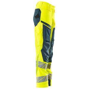 Pantalon de travail de chantier minier à haute visibilité réfléchissant pour hommes, polyester, vêtements de travail durables, usine - Product Image 5