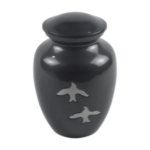 Modern Style Metal Cremation Urns for Human Ashes Customized Capacity Handmade Tabletop <b>Vase</b> High Standard Quality - Product Image 1
