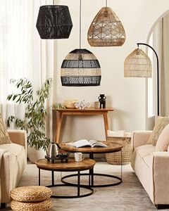 <b>Rattan</b> Ceiling Light Featuring Handwoven Appearance Stable Structure and Warm Ambient Lighting Effect - Product Image 5