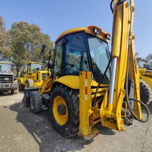 Retroexcavadora JCB 4CX 3CX usada, MINICARGADORA frontal con motor de talón Caterpillar 420F, carga nominal de 15 toneladas - Product Image 2