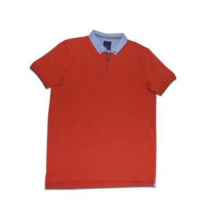 Nuevo diseño de moda 100% algodón Polo camiseta botón cuello soporte corto de talla grande verano Jersey patrón liso Logo OEM ODM trabajo - Product Image 1