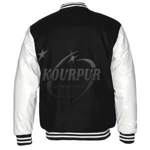 2025 veste universitaire unisexe de Style collège personnalisable 100% coton support de couture de qualité supérieure pour les commandes en gros d'hiver - Product Image 6