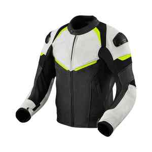 Chaquetas de moto de cuero personalizadas para hombre, proveedor OEM, ropa de abrigo de piel de vaca duradera para montar y ropa de calle - Product Image 1