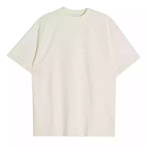 เสื้อยืดพิมพ์ลายกราฟิกสำหรับผู้ชายเสื้อยืดสตรีทผ้าฝ้ายออร์แกนิกทรงบ็อกซี่ขนาดพอดีตัวสำหรับ100% โลโก้ออกแบบได้ตามต้องการ - Product Image 5
