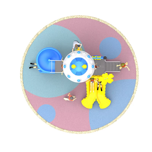 Hot Bán Giá Rẻ Vui Chơi Giải Trí Công Viên Cảm hứng Miễn Phí Đứng Nhựa Playhouse Slide Cho Mầm Non Trẻ Em Sân Chơi Ngoài Trời Thiết Bị - Product Image 3