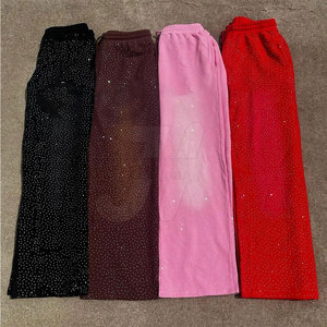 Custom Brand Logo <b>Printed</b> Casual Clothing <b>Men</b> Rhinestone <b>Trousers</b> In Wholesale Price <b>Men</b> Clothing Rhinestone <b>Trouser</b> - Product Image 3