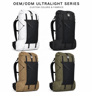 Custom Logo <strong>40L</strong> Ultralight <strong>Backpack</strong> with Dual Metal Buckles Waterproof Hiking Pack Outdoor Trekking Bag OEM - Product Image 6