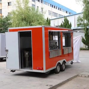 รถลากอาหารจานด่วนสำหรับ Hotdogs-220V กาแฟเบอร์เกอร์รถเข็นในครัวแบบอเนกประสงค์มาตรฐาน USA ตามสั่ง - Product Image 1