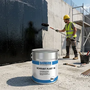 BAUMERK SCHOUBIT PLAST 1K Garantie 5+ ans Revêtement liquide imperméable écologique pour application murale à base de bitume durable - Product Image 4