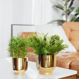 Vente chaude ajoutant du glamour avec des jardinières d'or élégance dorée coiffant vos plantes avec des jardinières de luxe - Product Image 2