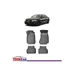 Alfombrilla de piscina negra de producción especial para vehículos 3D compatibles con Audi A5 2016 en adelante - Product Image 1