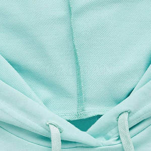 Haut court à capuche pour femme en coton 100% respirant et à séchage rapide, grande taille pour adultes, teinture unie, activités de plein air en hiver - Product Image 3