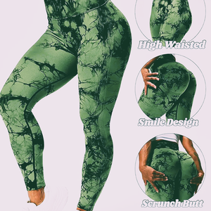Sublimación personalizada Cintura media Ladies Yoga Mejor logotipo personalizado Impreso Transpirable Legging Patrón sólido OEM disponible - Product Image 2