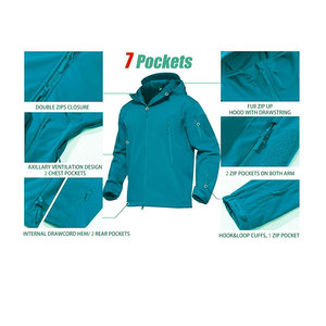 Veste softshell pour hommes coupe confortable dernière arrivée pour l'hiver utilisation extérieure OEM vente en gros personnalisé - Product Image 6