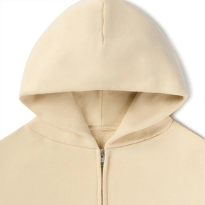 Sudadera con capucha de invierno de peso pesado Premium para hombre, nueva moda, sudadera con estampado de lujo, ropa de calle personalizada, cremallera con capucha alta, teñido liso - Product Image 3