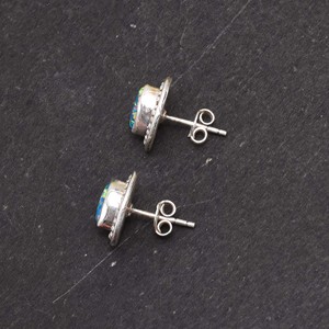 ต่างหูเงินแท้ 925 ประดับพลอยอะมีทิสต์ สไตล์มินิมอล งานแฮนด์เมด สำหรับงานปาร์ตี้และของขวัญ ขายส่ง - Product Image 6