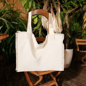 Borsa Tote Personalizzata Dinebor con Frange per Scopi Promozionali - Product Image 3
