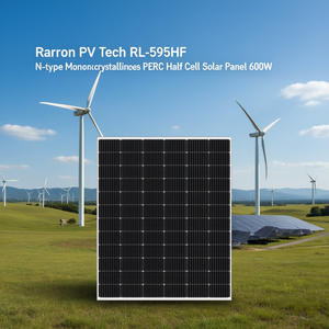 Panel Solar Monocristalino PERC de Media Celda Rarlon PV Tech RL-595HF Tipo N de 600W - Product Image 3