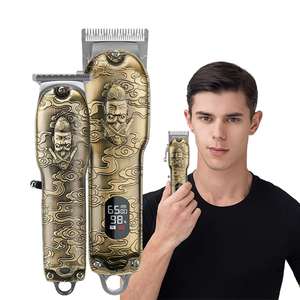 Kit de tondeuses à cheveux professionnelles rechargeables par USB, réglables, sans fil, pour hommes, pour la coupe de cheveux, utilisation en voiture - Product Image 1