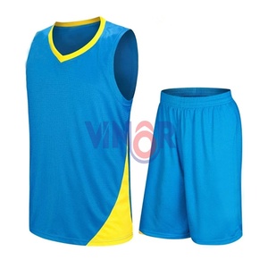 Uniforme de basket-ball unisexe respirant avec éclairage de meilleure qualité Nouveau design Vêtements de sport de style unique Uniforme de basket-ball sublimé - Product Image 1