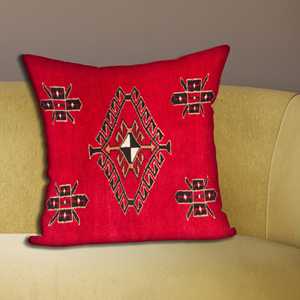 Cojín con Estampado Kilim Heritage: Cojín Decorativo Rústico Turco Vintage, 20"x20" - 50x50 cm - Product Image 2