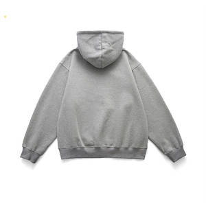 Ropa de calle personalizada para hombre, Sudadera con capucha de lana de 500GSM con logotipo bordado de chenilla, sudadera informal bordada con toalla cuadrada - Product Image 2