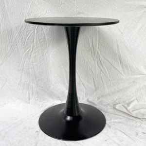 Round 60cm Tulip <b>Dining</b> <b>Table</b> ST15456 with Powder-Coated Iron Legs - Product Image 3