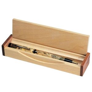 Ensemble de stylos cadeau de luxe de haute qualité en bambou fait à la main personnaliser stylo en bois avec logo gravé avec boîte en bois - Product Image 4