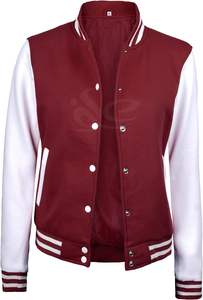 Chaqueta Varsity para mujer 2025, superventas, chaqueta de invierno ajustada de béisbol estilo Letterman de la mejor calidad para adultos, tallas grandes para mujer - Product Image 6