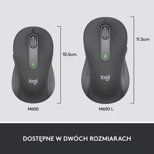 Souris sans fil <span class=keywords><strong>Logitech</strong></span> <span class=keywords><strong>M650</strong></span> originale, souris de bureau, 1600 DPI, 5 boutons, portée de réception sans fil de 10 mètres - Product Image 2