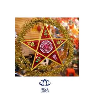 Produits en gros de lanternes d'étoile en bambou décoratives pour le festival de mi-automne - Product Image 6