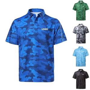 OEM poliéster Spandex camisetas OEM de alta calidad camiseta personalizada impresa diseño Golf Polo camisas de los hombres 2025 - Product Image 1