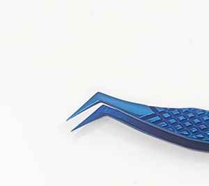 Pince à épiler pour extension de cils Outils de cils de précision Pince à épiler d'extension de cils en acier inoxydable - Product Image 1