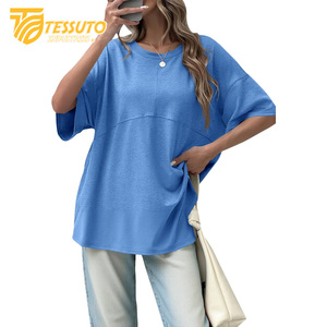 เสื้อยืดผ้าฝ้ายสำหรับ100% ของผู้หญิงเสื้อยืดโอเวอร์ไซส์ผ้าหนาพิมพ์โลโก้ได้ตามต้องการ - Product Image 6