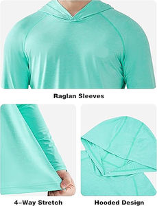 Maillot de bain pour homme à manches longues, couvrant entièrement, séchage rapide, modeste, islamique, protection solaire, rash guard, spandex/polyester 220g - Product Image 5