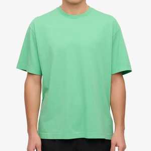 2025 nueva camiseta de gran tamaño de marca de lujo para hombre 100% algodón ajuste suelto con poco hombro caído venta al por mayor precio barato nuevo diseño - Product Image 2