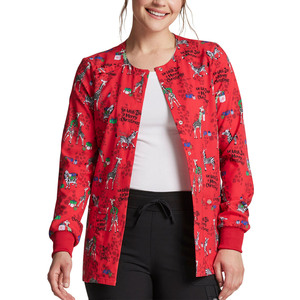 Cuidado de la salud, mangas elásticas antiarrugas, elegante, médico, de talla grande, chaqueta con cremallera de acero inoxidable, uniformes médicos de enfermería, conjuntos Unisex - Product Image 6