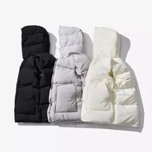 Custom Breathable <b>Lightweight</b> Men Sleeveless Puffer Vest Anti Wrinkle Premium OEM Fashion Wholesale Hot Selling New Style - Product Image 6