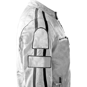 Veste en cuir pour homme, design OEM, 100% cuir véritable, qualité supérieure, personnalisable, veste d'hiver en cuir de haute qualité pour homme - Product Image 4