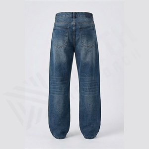 Pantalones Vaqueros de Mezclilla para Hombre 2025, Pantalones Ajustados, Vaqueros Ajustados para Hombre, Venta al por Mayor de Fábrica, Transpirables, Rectos, Servicio OEM - Product Image 2