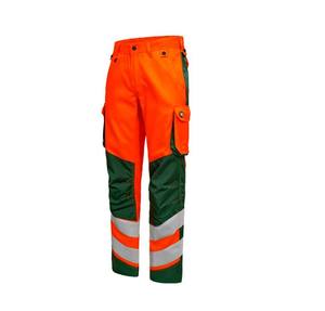 Pantalón de Seguridad Ligero de Alta Visibilidad con Cierre de Botones para Hombre, Estilo Workwear, Cintura Alta, MOQ Bajo, Logotipo Personalizado, Servicio OEM - Product Image 5