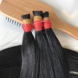 Extensiones de cabello alineado con cutícula virgen a granel de gran calidad, proveedor de cabello virgen crudo que ofrece cabello liso de hueso al por mayor - Product Image 4