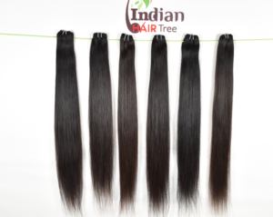 Extensions de cheveux humains vierges bruts indiens non traités, lots de cheveux Bodywave couleur naturelle, ondulations profondes lâches, tissées à la machine au Vietnam, extensions à bandes adhésives - Product Image 3