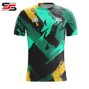 Maillots de football rétro personnalisés, imprimés par sublimation, 100% polyester, antibactériens, respirants, séchage rapide, unisexe - Product Image 5