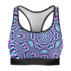 Eco-Friendly Women's Sports <b>Bra</b> Soft Breathable Knitted Fitness Activities <b>Bra</b> with Lace Embroidery Decoration OEM Available - Product Image 5