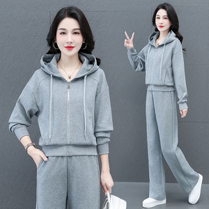 Ensemble de survêtement deux pièces en polaire d'hiver pour hommes, solide, sportif, séchage rapide et coupe-vent - Product Image 3