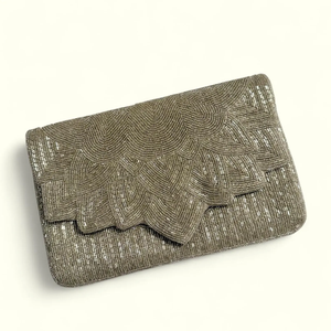 Bolso de Noche de Moda Bordado con Cuentas de Plata Hecho a Mano, Color Personalizado, Logotipo, Ligero, Tamaño Personalizado, para Viajes de Verano y Uso Diario - Product Image 3