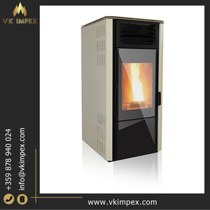 Diseño moderno 0,8/1,96 Kg/h Consumo de combustible Estufa de pellets portátil Excelente calidad Chaqueta de aire Calefacción Villas Directo Bulgaria - Product Image 5