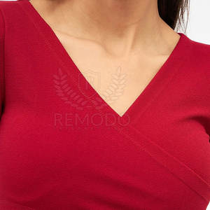 เสื้อยืดเอวลอยสำหรับผู้หญิงเสื้อยืดเอวลอยต่ำ - Product Image 6